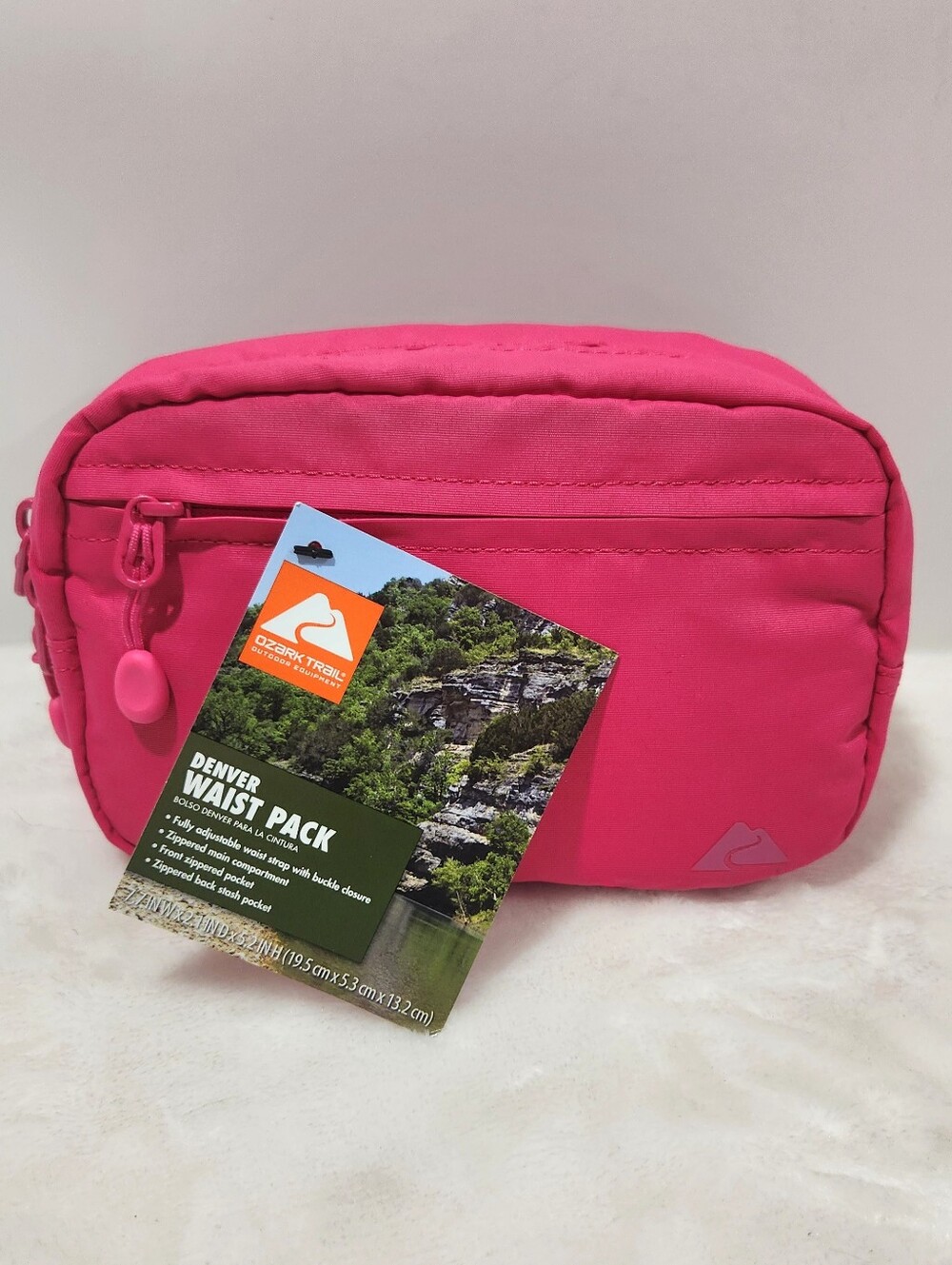 Ozark Trail Pink Denver Waist Fanny Pack Belt Bag Crossbody NWT